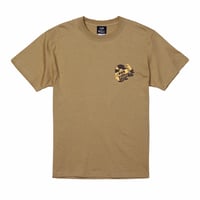 【DUB AND PEACE × VOBA HEAD】Let jah music play. TEE(sand khaki)