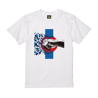 【VILLAGE VANGUARD × Akihiro NiSHi 】粉砕 Tee (WHITE）