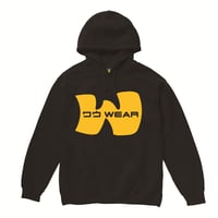 【ワウWEAR 】ロゴ パーカー (BLACK）※GILDANボディ