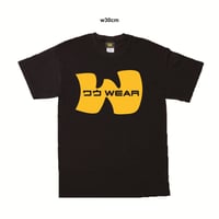 【ワウWEAR 】ロゴ Tee (BLACK）※GILDANボディ