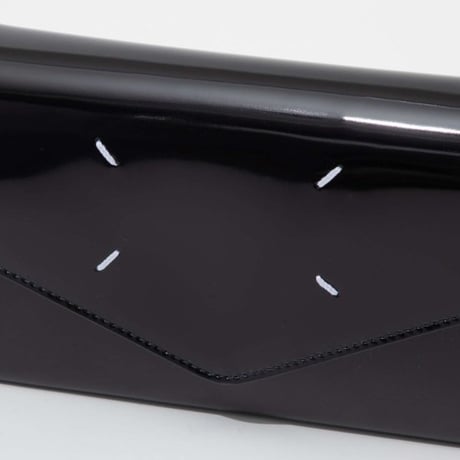 新品 maison margiela leather shoulder black