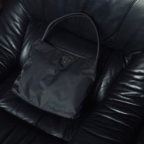 prada nylon logo bag D