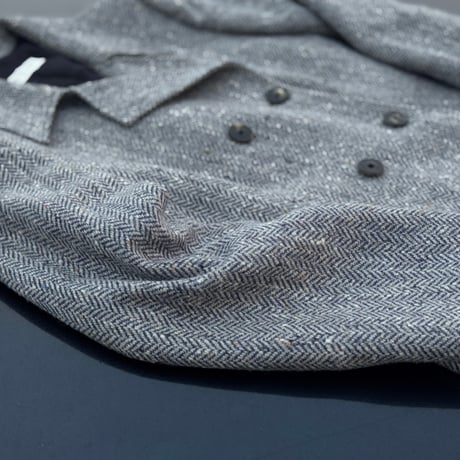 driesvannoten tweed double coat