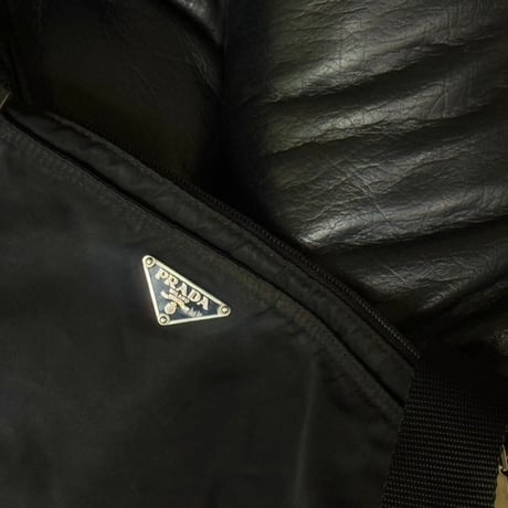 prada nylon logo bag B