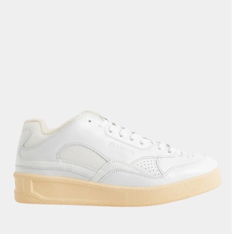 新品 jilsander logo lettering leather sneakers 41