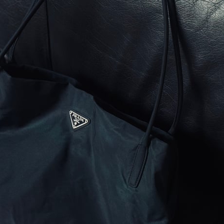 prada nylon logo bag F