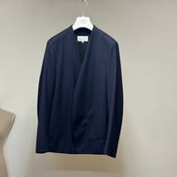maison margiela collar less jacket