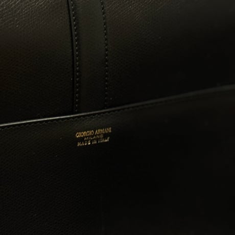 giorgio armani leather bag