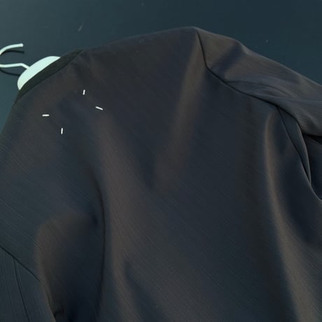 maison margiela collar less jacket