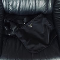 prada nylon logo bag A