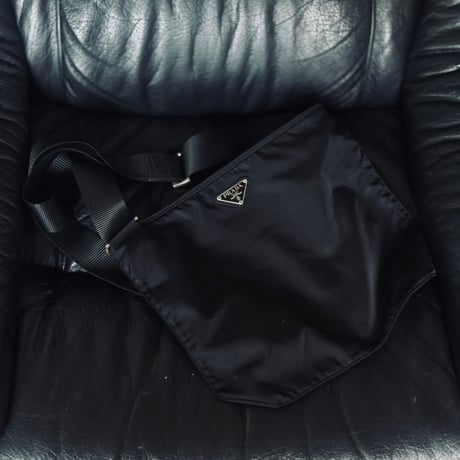 prada nylon logo bag A