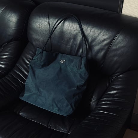 prada nylon logo bag F