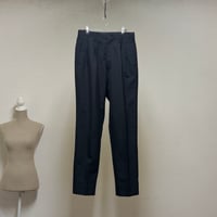 ys for men 2 tuck trousers black