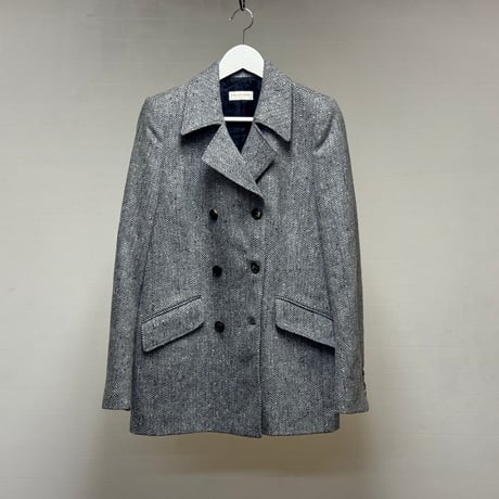 driesvannoten tweed double coat