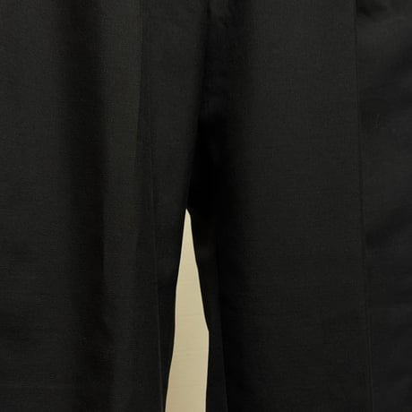 ys for men 2 tuck trousers black