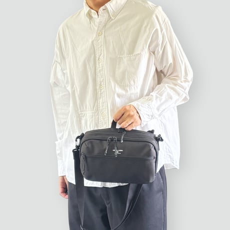 Chambray SHOULDER BAG / BLACK