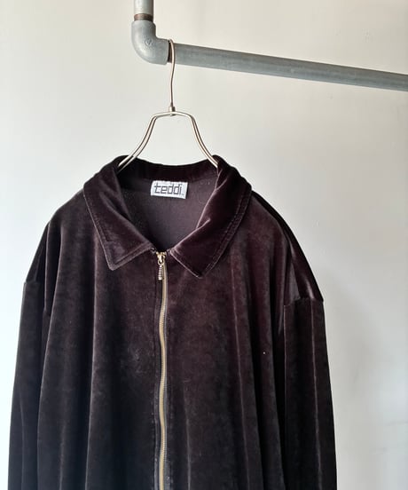 “teddi” velour swingtop jacket