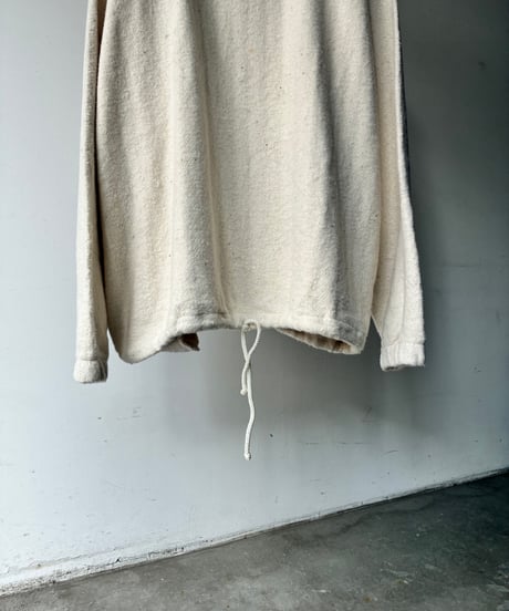 “EARTH RAGZ” nep blanket high neck half zip pullover