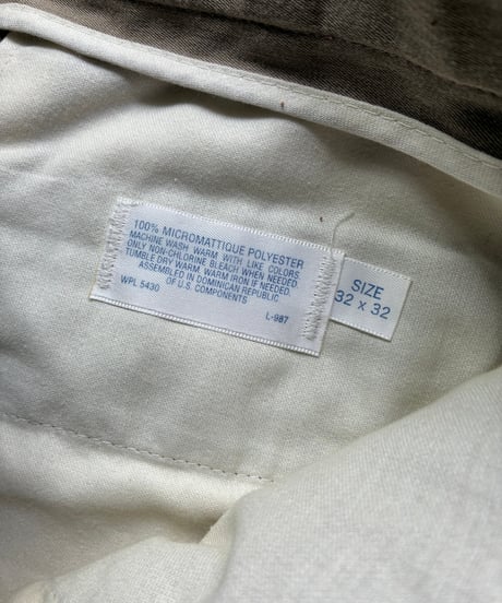 “Perry Ellis Portfolio” micromattique fabric 3tuck slacks