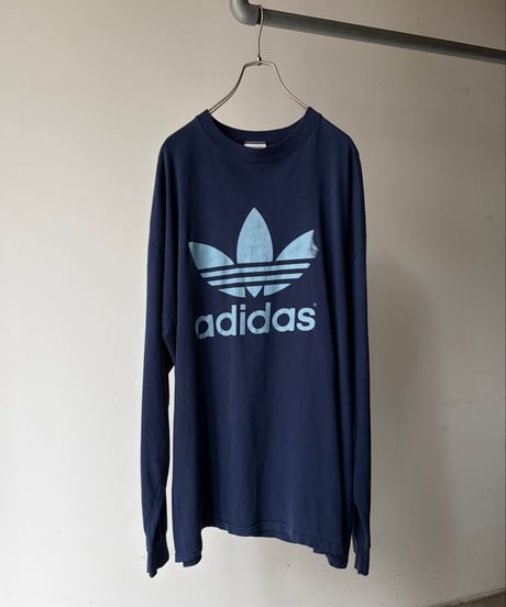 “adidas” Trefoil Logo Long Sleeve Tee