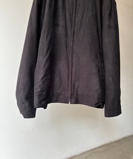 Peach Skin Drizzler Jacket -sumikuro black-