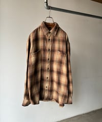 “St John’s Bay” heavy flannel check shirt