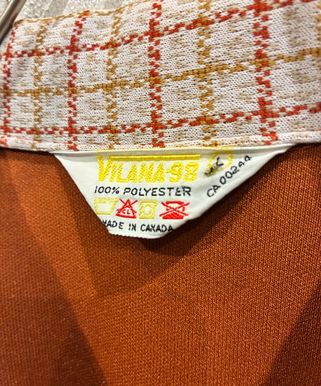 “Vilana-98” polyester plaid polo