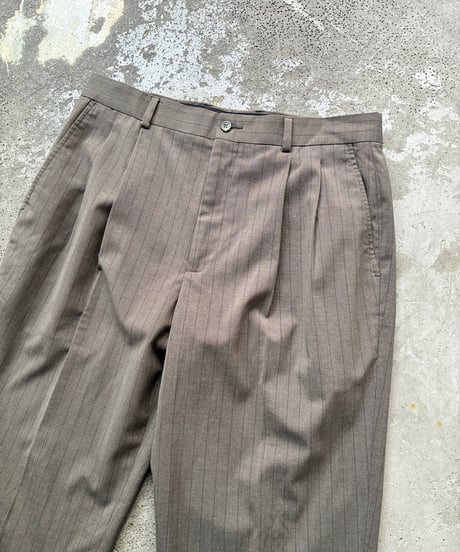 “Claiborne” polyester rayon stripe slacks