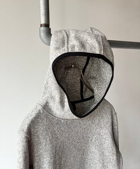 “Nike” design knit sweat parka