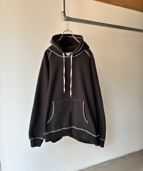“King Fashion” stitch work sweat parka