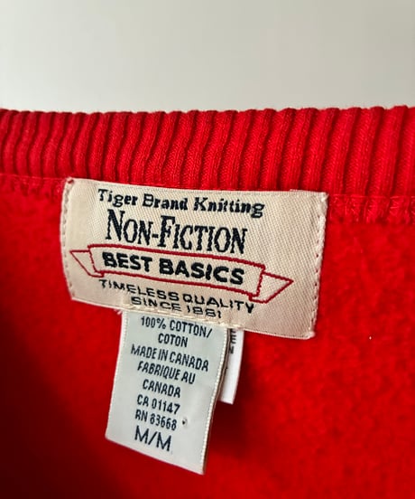 “NON-FICTION” Made in Canada sweat