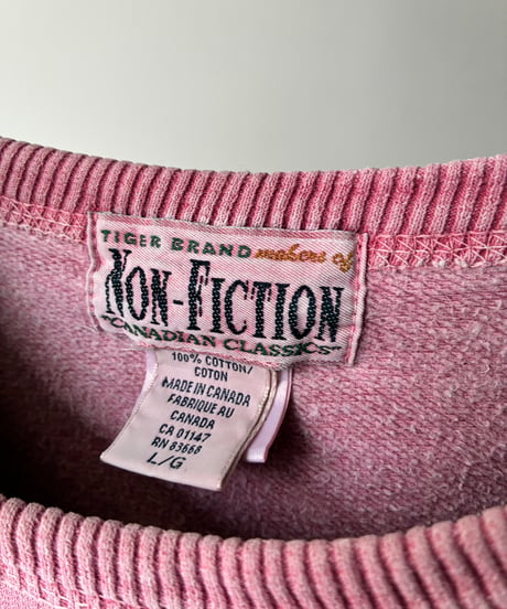 “Non-Fiction” Bleached Canadian Sweat