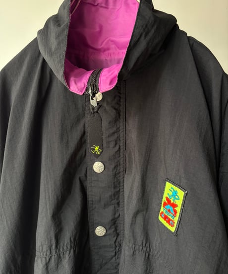 “Ocean Pacific” nylon reversible high neck pullover