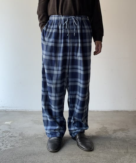“LANDS’ END” flannel check pajama pants