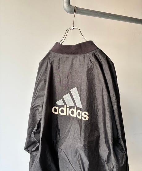 “adidas” rip stop nylon v-neck pullover