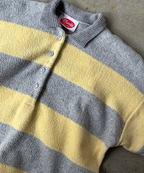 80s border polo fleece