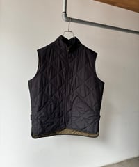 “J.CREW” quilting high neck vest
