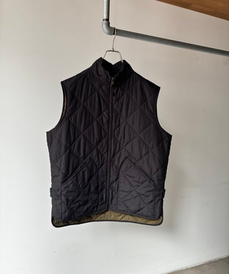 “J.CREW” quilting high neck vest