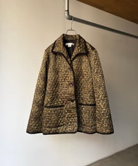 “Rafael” abstract pattern quilting jacket