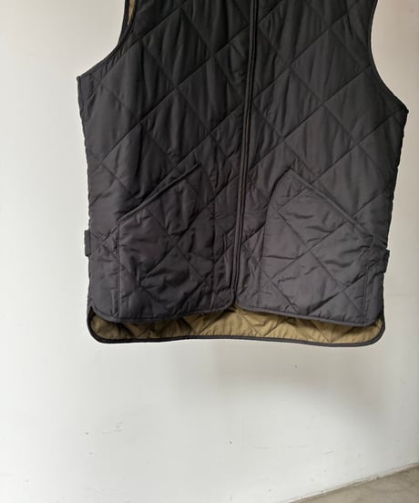 “J.CREW” quilting high neck vest