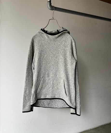 “Nike” design knit sweat parka
