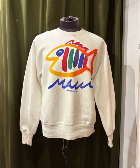 Fish Doodle Print Sweat