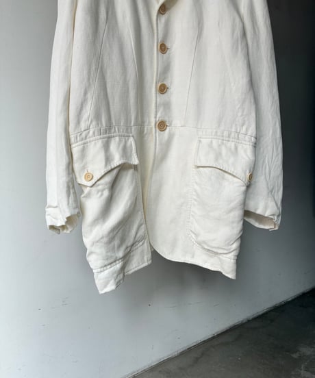 “Ralph Lauren Purple Label” White Linen Jacket