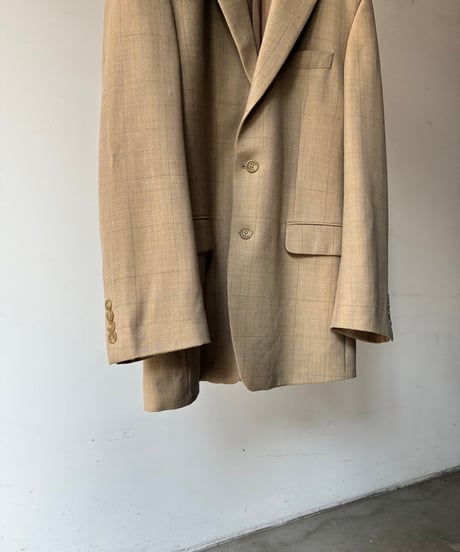 “Lauren” plaid wool tailored jacket