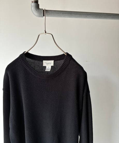 Cotton crew neck knit