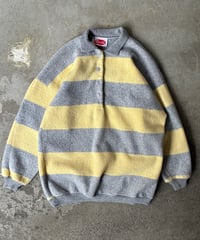 80s border polo fleece