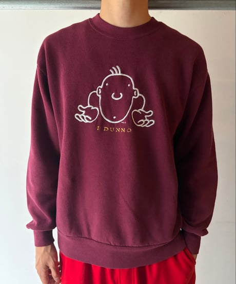 “I DON NO” Embroidered Sweat