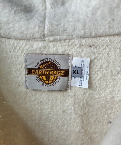 “EARTH RAGZ” nep blanket high neck half zip pullover