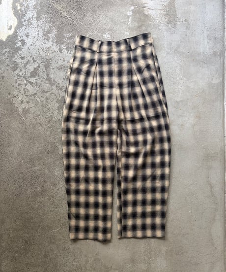 “dynamite” Polyester Rayon Plaid Slacks