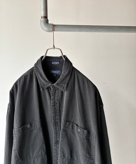“Bluenotes” black denim shirt